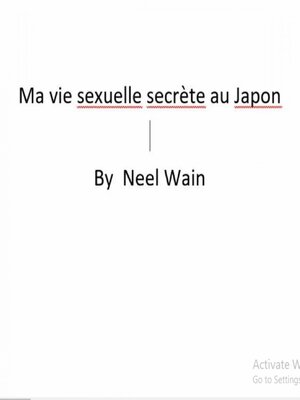 cover image of Ma vie sexuelle secrète au Japon